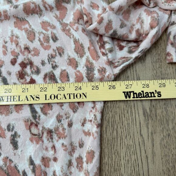 Sadie & Sage Cropped Long Sleeve Animal Print Top Small‎ - Picture 6 of 7